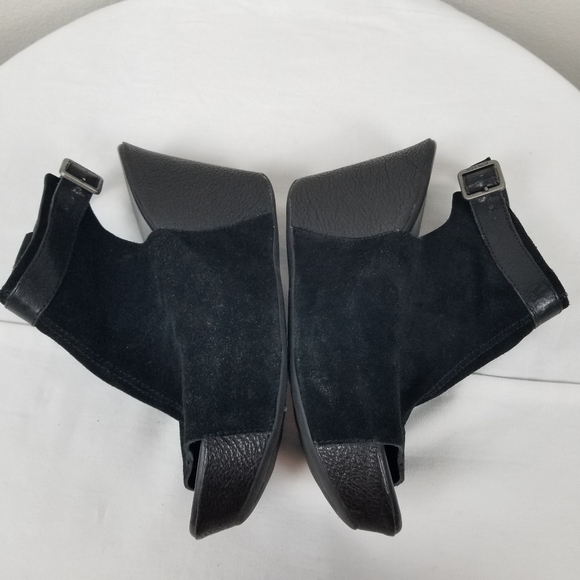 Kork-Ease Bohemian Nero Platform Ankle Strap in Black Suede Size 9 K35809 - Picture 6 of 12